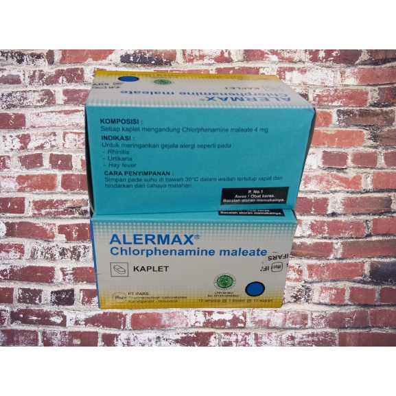 ALERMAX (CTM) TABLET PER BOX ISI 10 STRIP