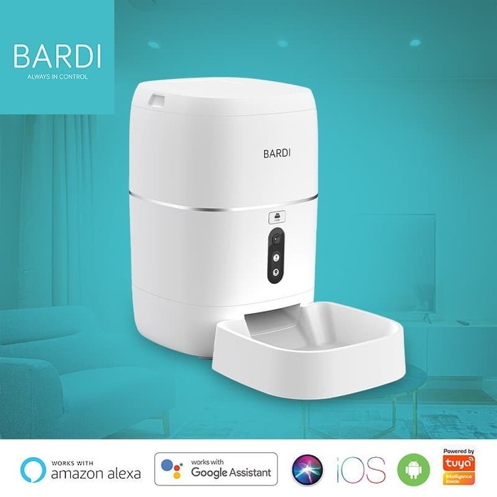 BARDI Pet Feeder Dog Cat Wifi Dispenser Tempat Makan Anjing Kucing Peliharaan Otomatis