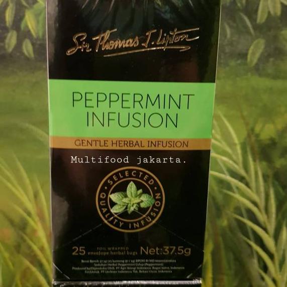 

☞ Lipton peppermint infusion tea ➶