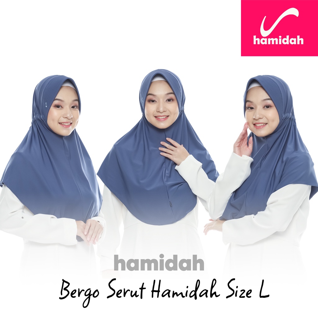 HIJAB BERGO SERUT HAMIDAH SIZE L