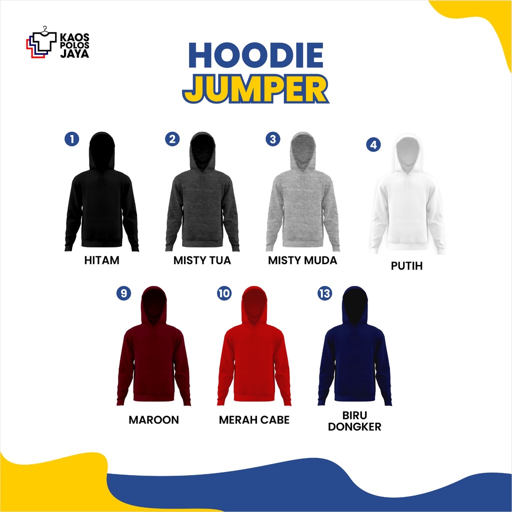 JAKET HOODIE JUMPER COTTON FLEECE / JAKET HOODIE JUMPER MURAH KATALOG A