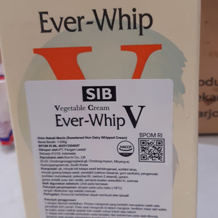 

[Ready Stock] WHIPPING NON DAIRY EVERWHIP 1030gr