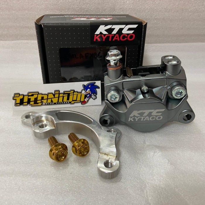 Ori Kaliper Ktc Kytaco 2 Piston Slim Plus Breket Kaliper Mio - Jupiter Mx