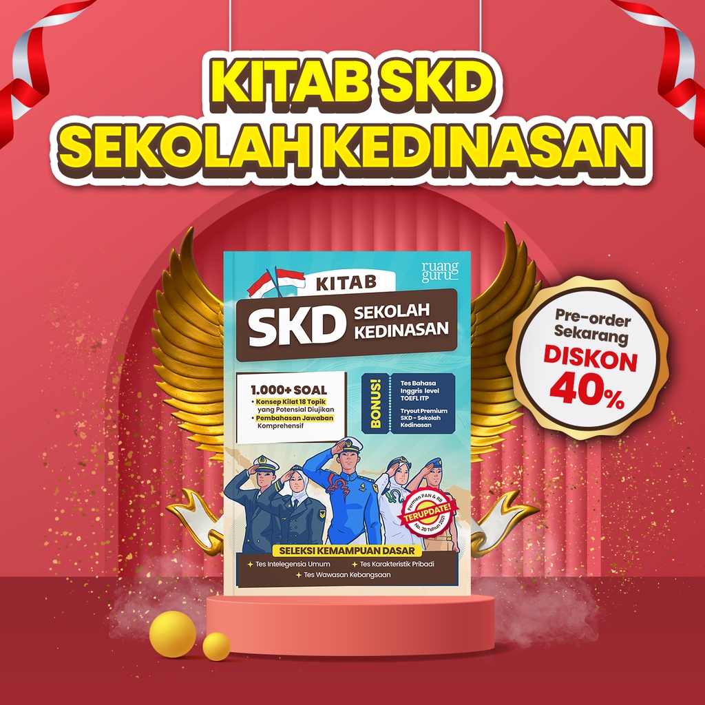 Buku Kitab SKD - Sekolah Kedinasan Ruangguru