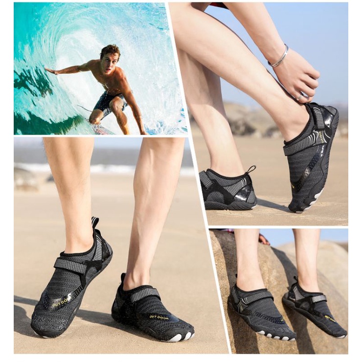 Sepatu Olahraga Air Sepatu Pantai Sepatu Surfing Sepatu Diving Sepatu Trekking Sepeda Fitness Gym Barefoot Aqua Shoes