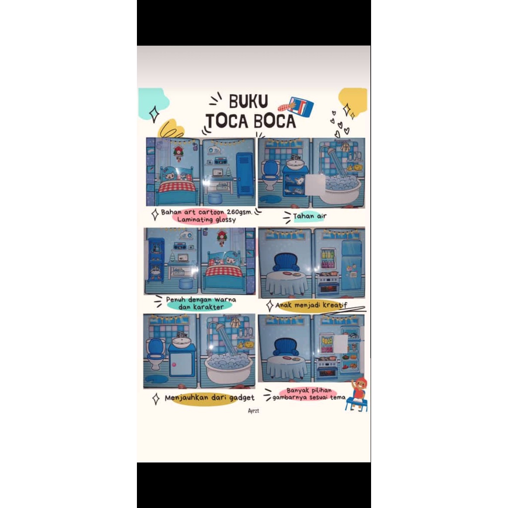 (PROMO RAMADHAN) BUKU TOCA BOCA//BOOK TOCA BOCA//BLUE HOUSE//BUKU EDUKASI ANAK//MAINAN EDUKASI