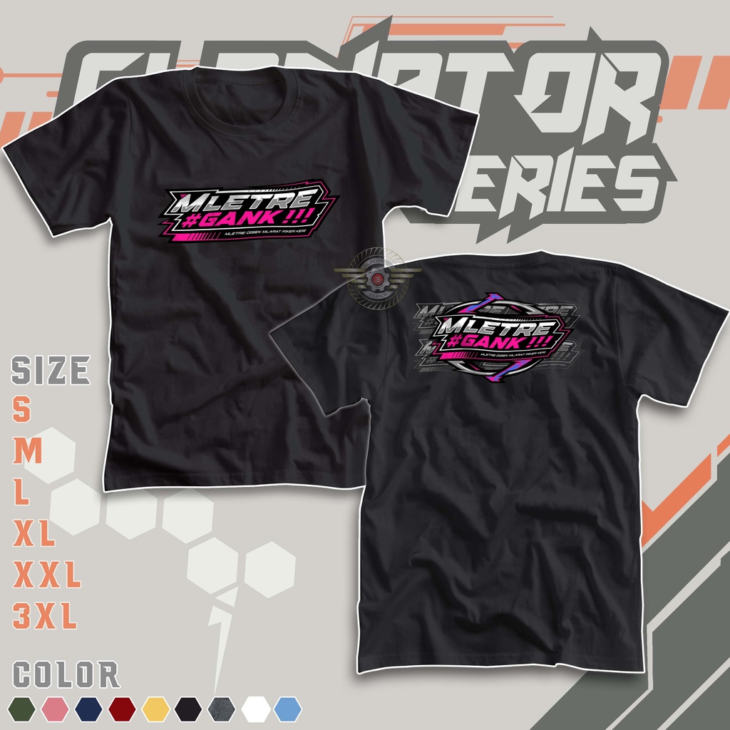 Kaos Mletre Gank Mlarat Pikir Keri Baju Distro Racing Herex Kata Kata Jawa Mletre Asek - A274