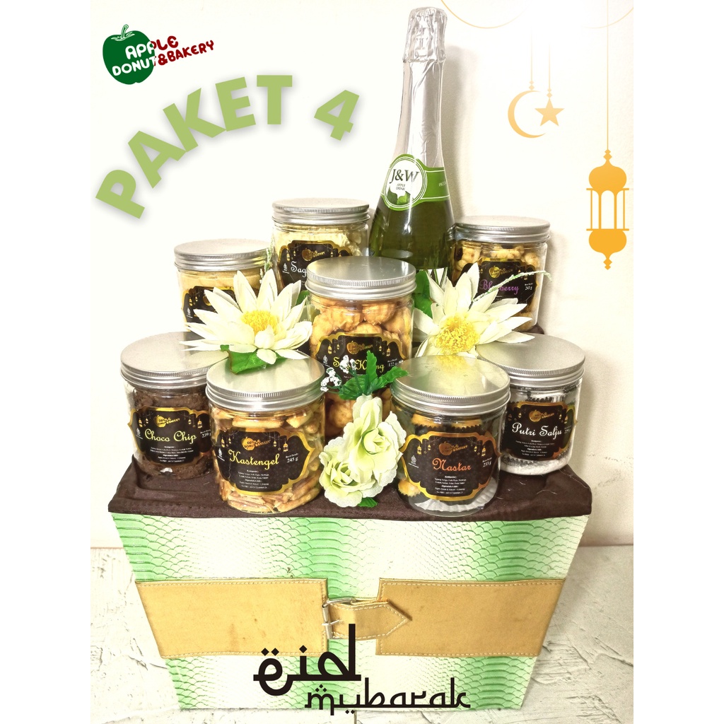 

Paket Parcel 4 Kue Kering Lebaran Idul Fitri