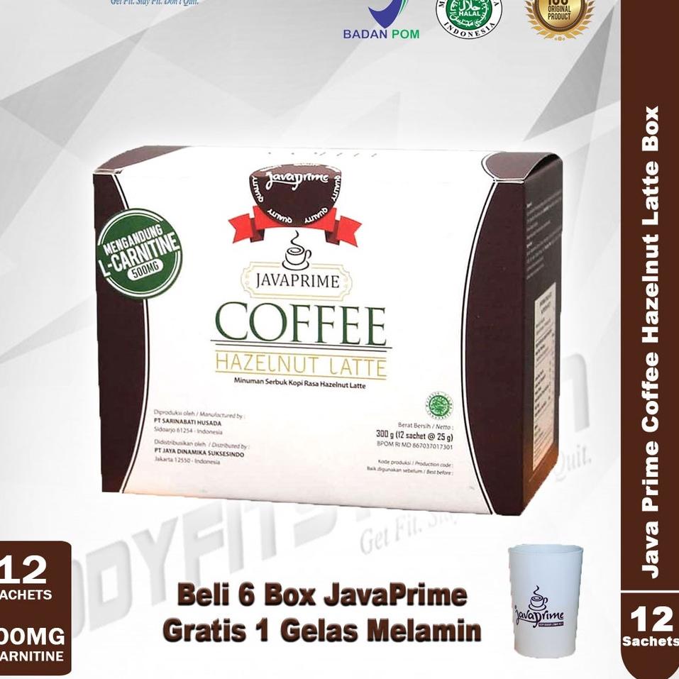 

⚡GROSIR⚡ Java Prime Coffee 300 Grams 12 Sachets Hazelnut Latte / box carnitine javaprime kopi l l-carnitine body bodyfit bodyfitstation