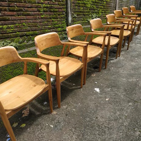 RAY KURSI MAKAN HIROSHIMA / KURSI MAKAN MILENIAL/ KURSI KAYU/ KURSI JEPANG