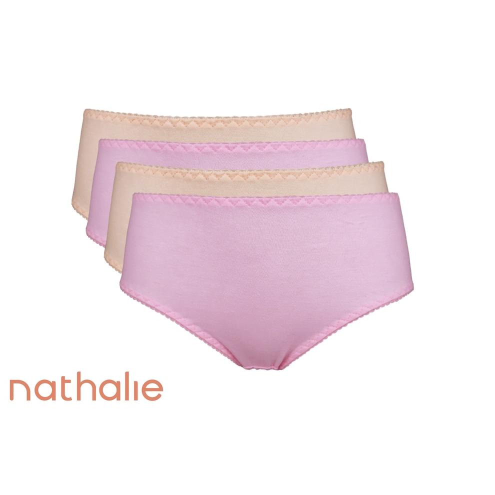 CHEKOUT Nathalie Celana Dalam Wanita Midi Nathalie Underwear 4Pcs NT 07