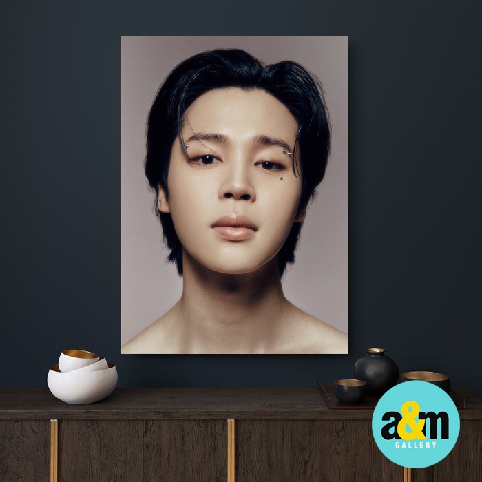 Poster Kayu JIMIN BTS Face Album Hardware VER Edition I Hiasan Dinding Dekorasi Kamar I Poster Kayu K-POP Dekorasi Kamar - A&amp;M