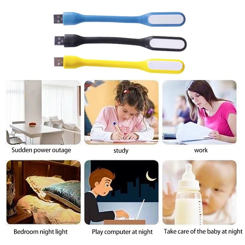 GP Lampu Led USB Flexible / Stick Lampu / Sikat gigi Light / Lampu Baca