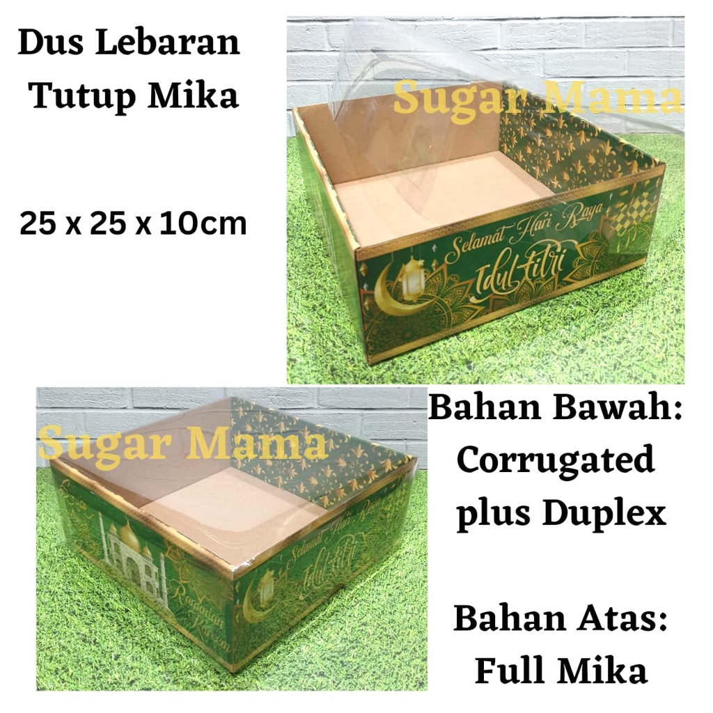 

Dus Lebaran 25 x 25 x 10 cm FULL MIKA hampers parcel cake box idul fitri