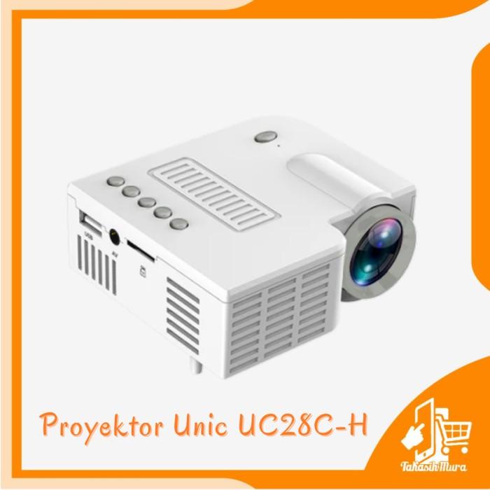 Projector UNIC UC28CH Mirroring Screen Mini Portable LED Proyektor