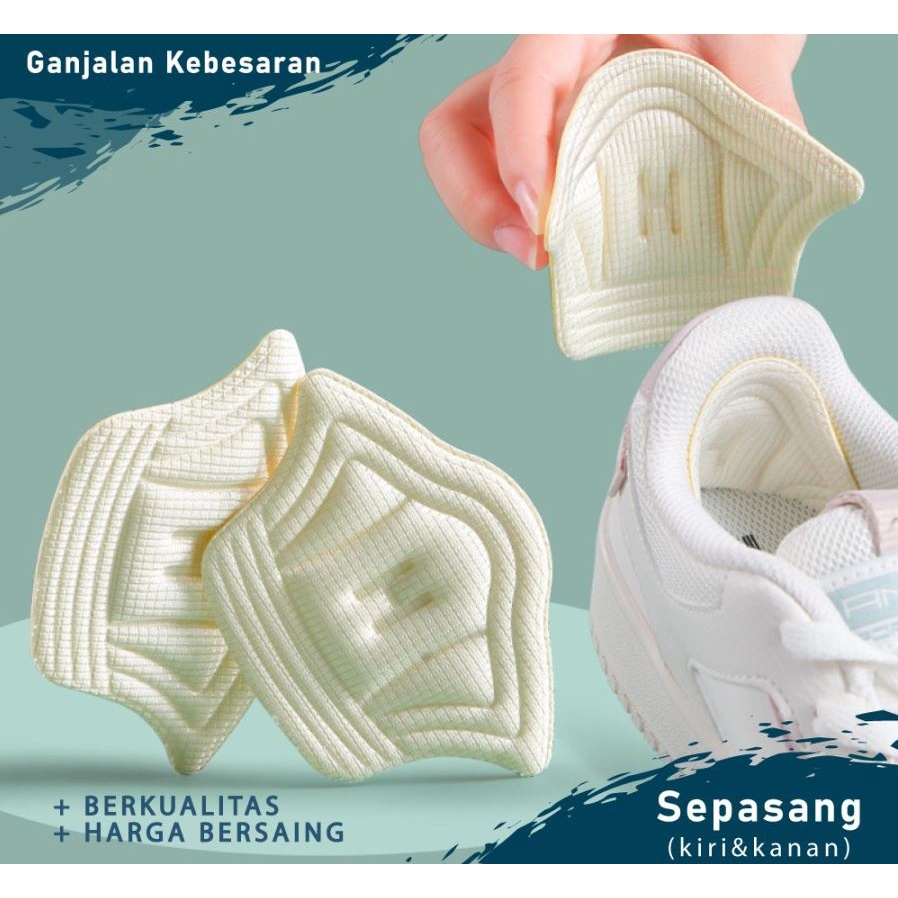 Insole Kebesaran Ganjal Sepatu Sneakers Ganjel Bantalan Tumit