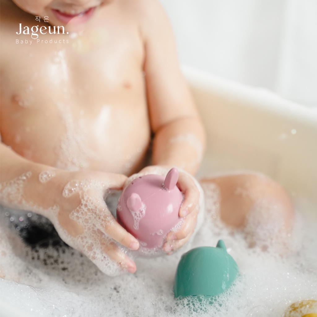 JAGEUN Bath Shower Silicone Toy | Mainan Mandi Kucuran Keramas Anak Bayi