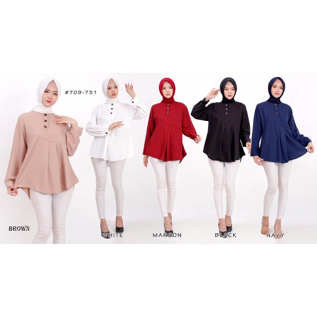 BLOUSE WANITA / BAJU WANITA BLOUSE 709