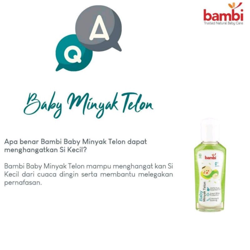 Bambi Baby Minyak Telon 60ml