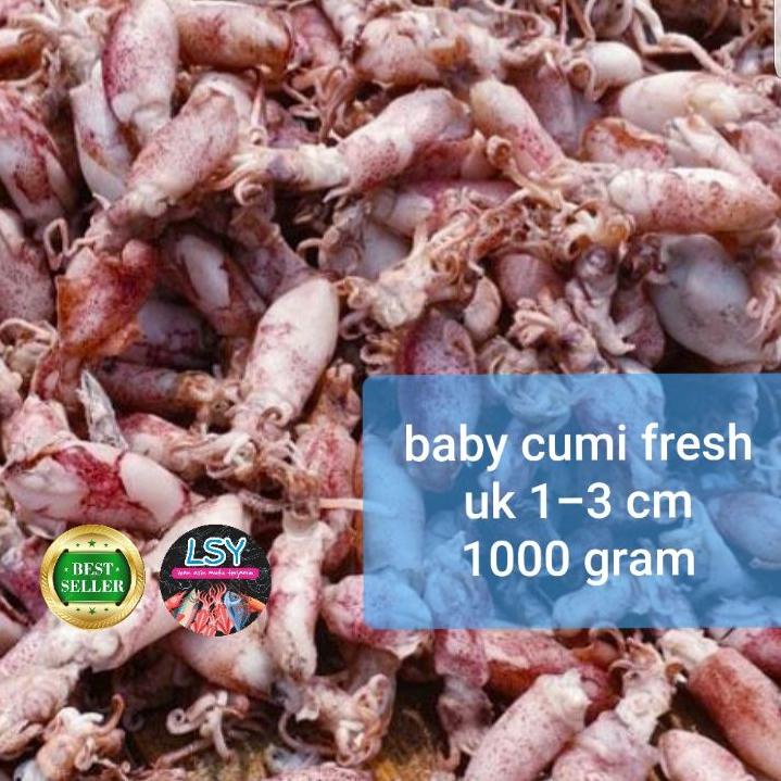 

❃ ikan asin baby cumi / cumi asin / cumi rebus 78 berat 1kg ☝