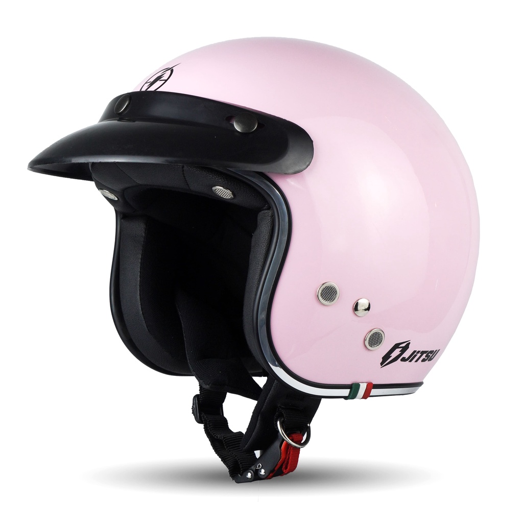 Jitsu Helm Retro Premium JR1 Soft Pink