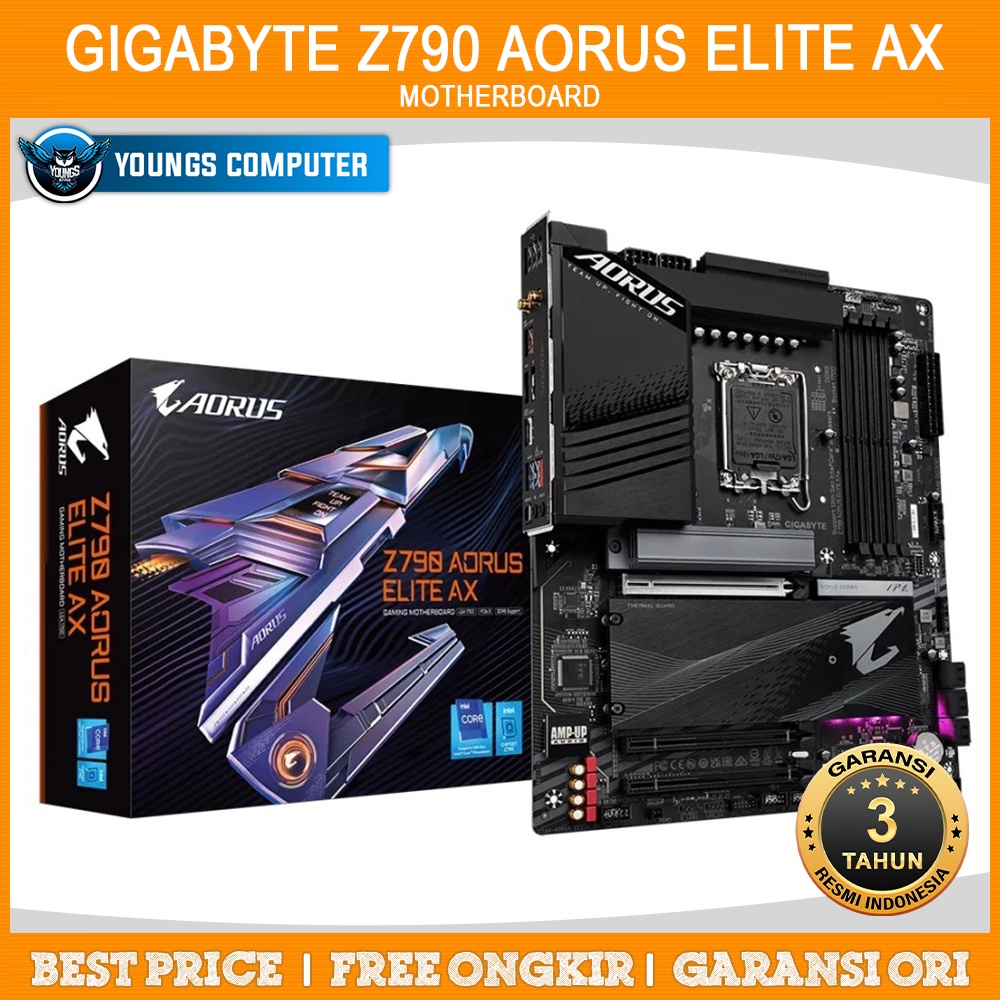 GIGABYTE Z790 AORUS ELITE AX | MOTHERBOARD INTEL LGA1700 DDR5 ATX