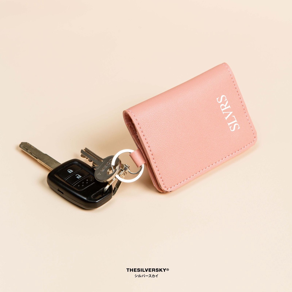 Thesilversky Keychain Wallet | Dompet Gantungan Kunci Mobil Motor Lipat Premium