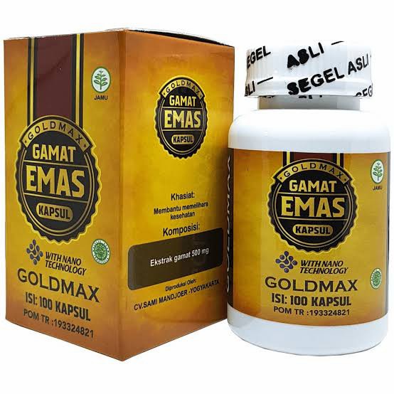 Goldmax Gamat Emas Kapsul ASLI 100% ORIGINAL