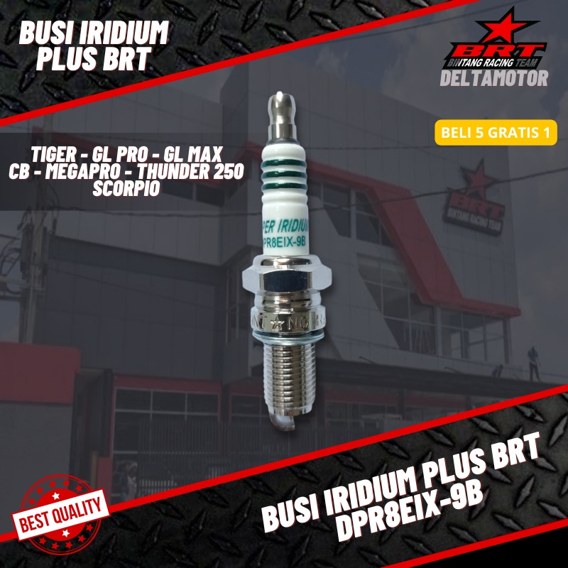 BUSI BRT SUPER IRIDIUM PLUS TIGER SERIES GL PRO MAX NEOTECH MEGAPRO CB 100 125 THUNDER 250 SCORPIO Z