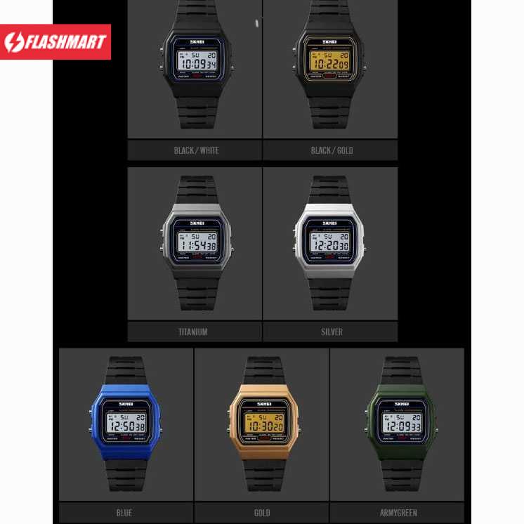 Flashmart Jam Tangan Digital Elegant Pria - 1412