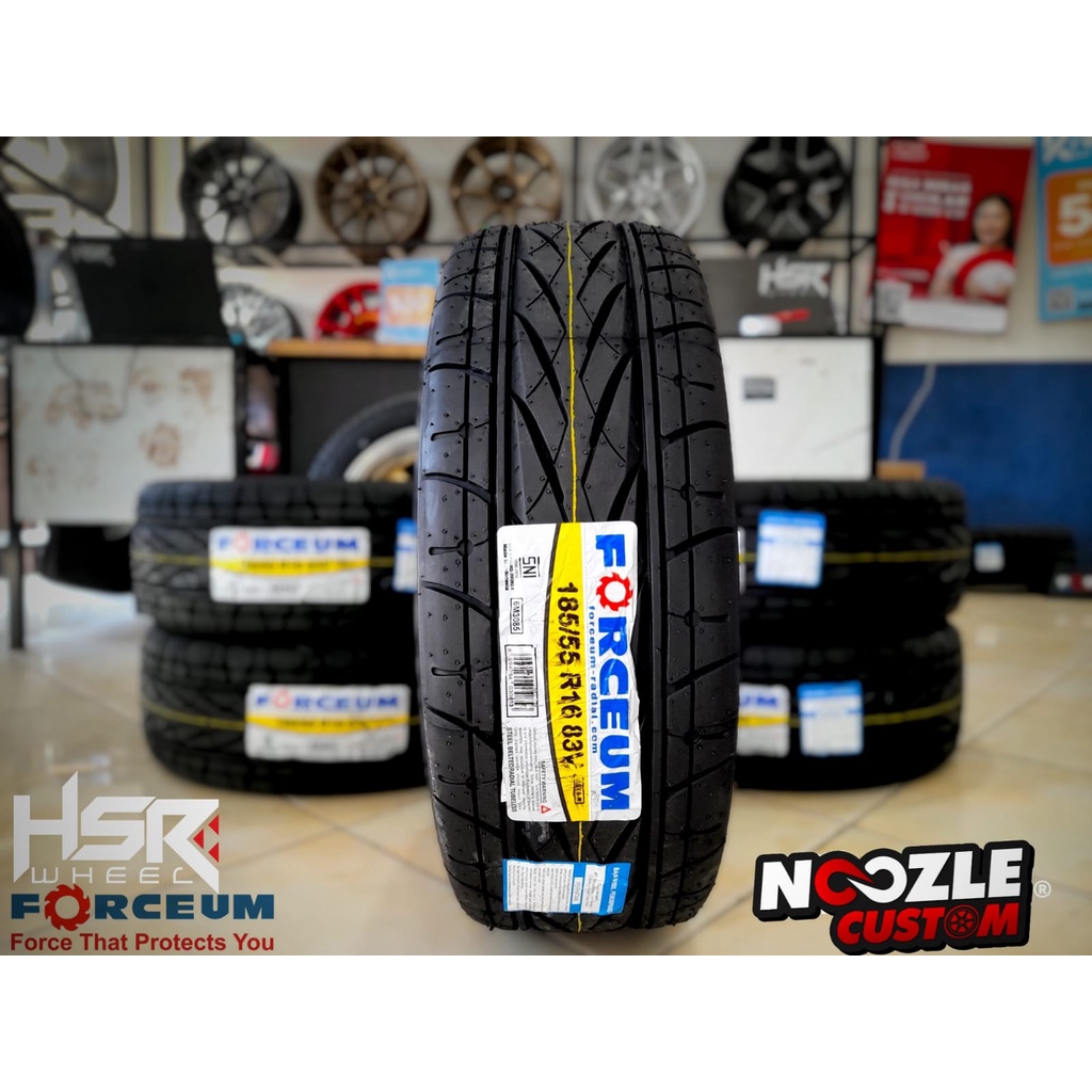 BAN MOBIL YARIS JAZZ R16 BAN LUAR TUBLES 185 55 R16 MEREK FORCEUM R16