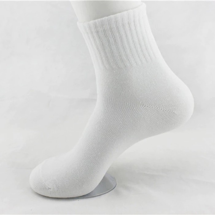 Kaos Kaki Panjang Olah Raga Kerja Kantor Polos Sport Ankle Sock