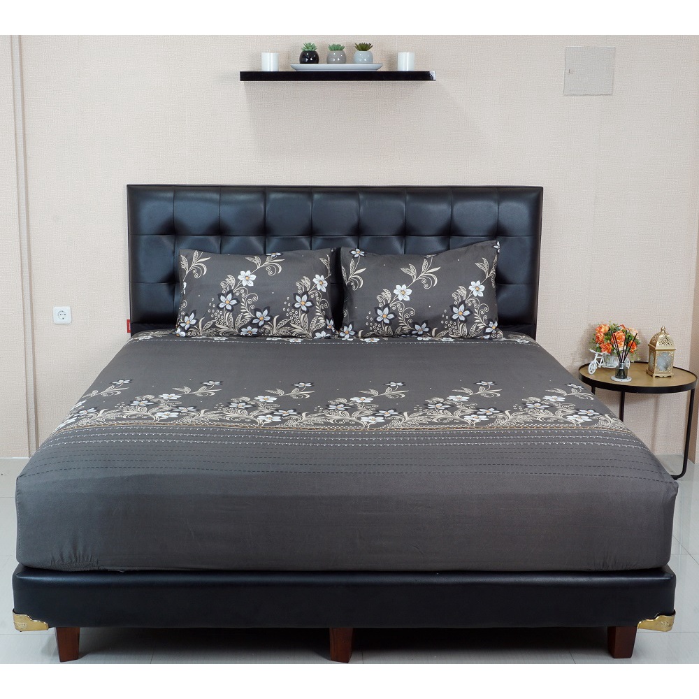 Idola Style Veronica Sprei 100 / 120 Micro Print Tinggi 30 cm MP-8169
