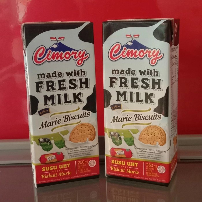 

CIMORY Fresh Milk Susu UHT Marie Biscuits Pack 250ml