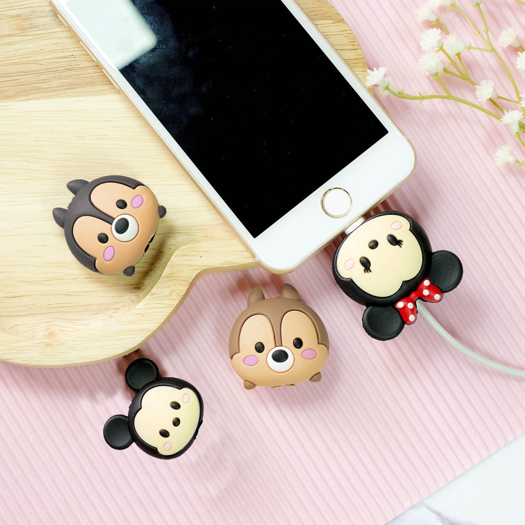 TSUM TSUM - Cable Bite/ Pelindung Ujung Kabel/ Cable Saver/ Cable Protector