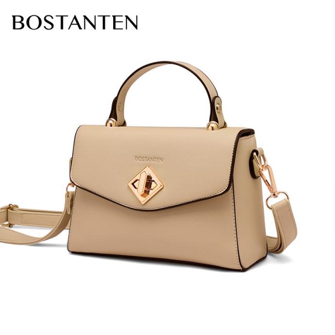 BOSTANTEN Tas Selempang PU Wanita Tas bahu berkualitas tinggi