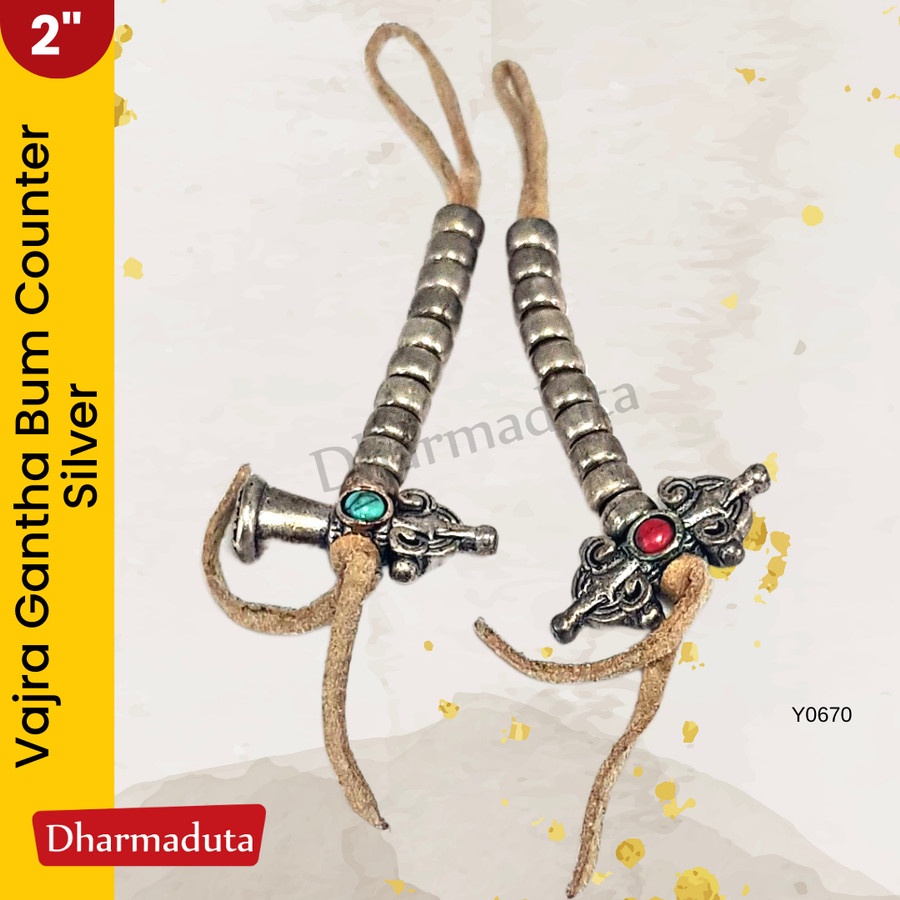 Bum Japamala Counter Vajra Bell Alat Ritual Buddha Tantrayana Tibet - SetY0670