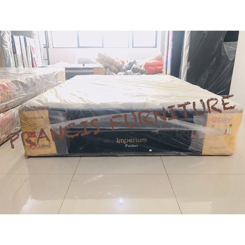 KASUR CENTRAL IMPERIUM POCKET KASUR SPRING BED CENTRAL KASUR SPRING BED IMPERIUM DOUBLE PLUSHSTOP