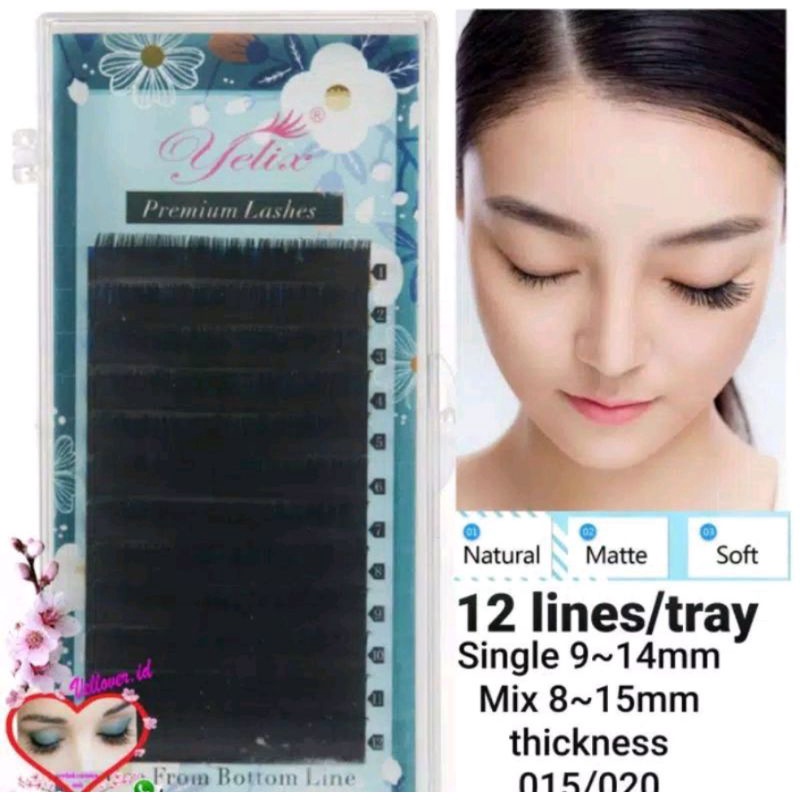 Yelix Matte Silky Premium Lashes