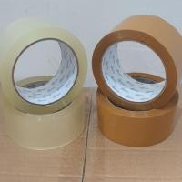 

Lakban Isolasi Selotip Bening dan Coklat Tape Stationery 45mm 90yard
