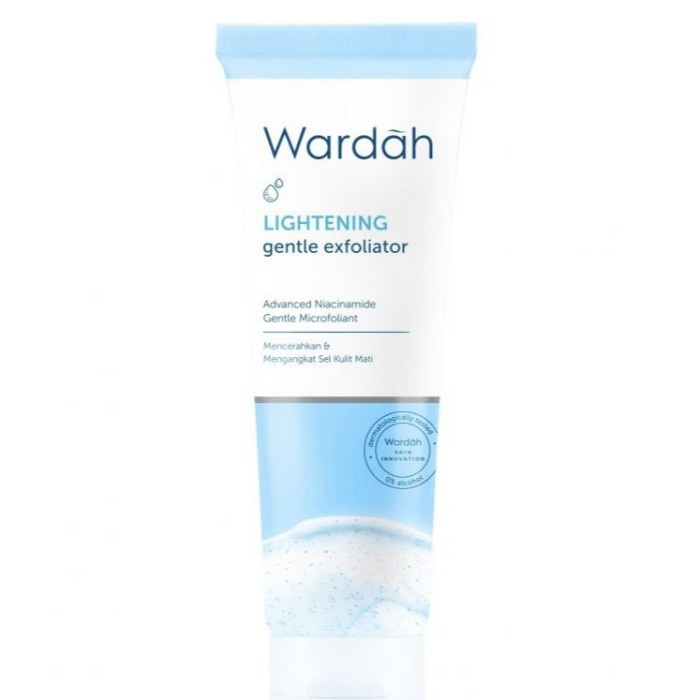 WARDAH LIGHTENING GENTLE EXPOLIATOR / FACIAL SCRUB / SCRUB WAJAH 50ML
