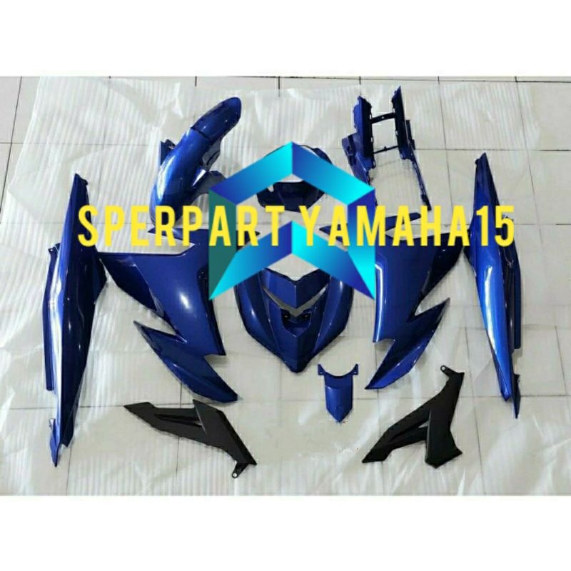 BODY HALUS MX KING 150 SET BIRU YAMAHA ORIGINAL YGP