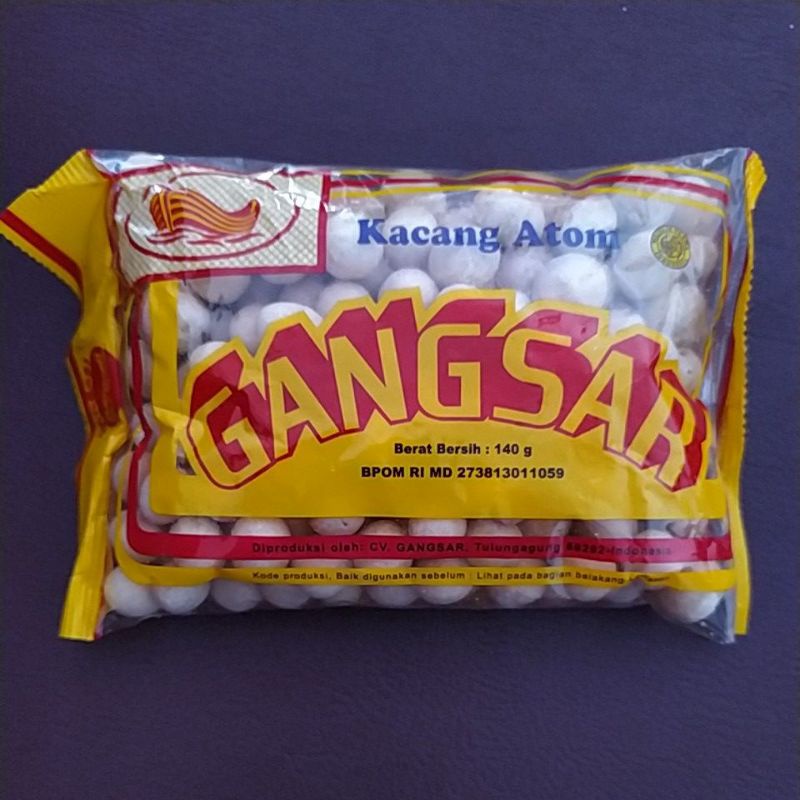 

Gangsar kacang atom 140gr harga termurah