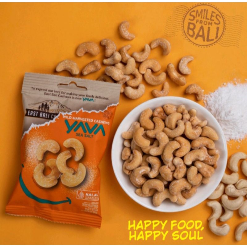 

Yava Cashew Sea Salt - Kacang Mente 35gr