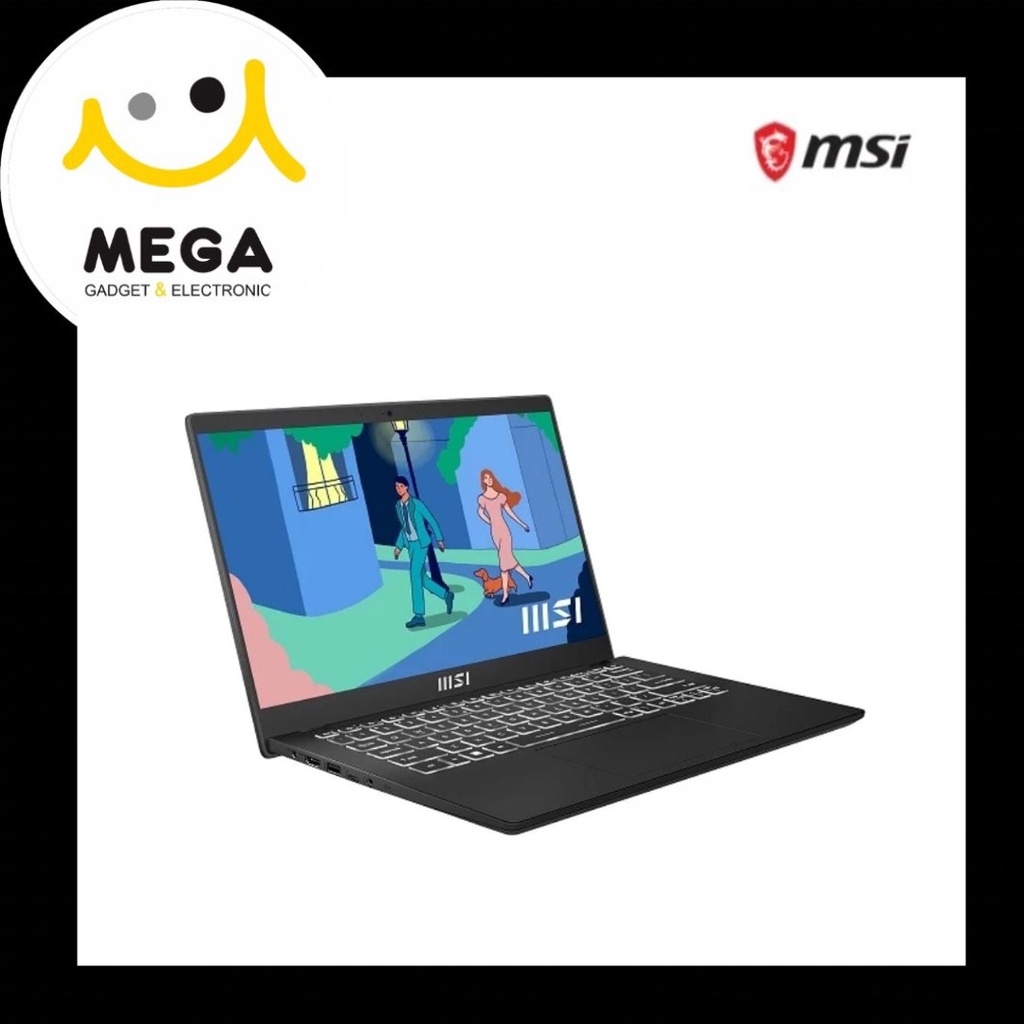 Laptop Msi Modern 14 C12M 060ID 8GB + 512GB SSD Garansi Resmi Msi Indonesia