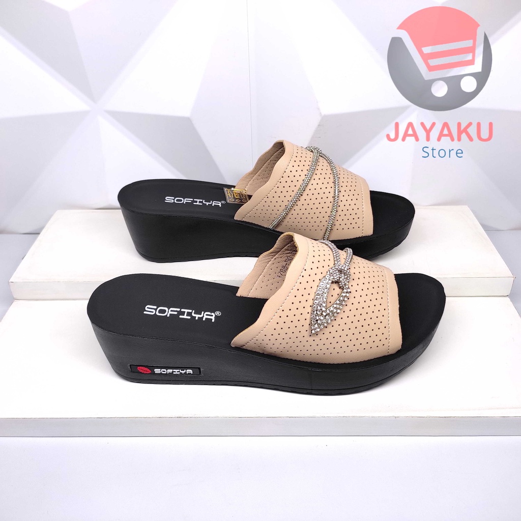 SOFIYA 1788 SANDAL WANITA WEDGES SENDAL FASHION TRENDY CEWEK PEREMPUAN DEWASA