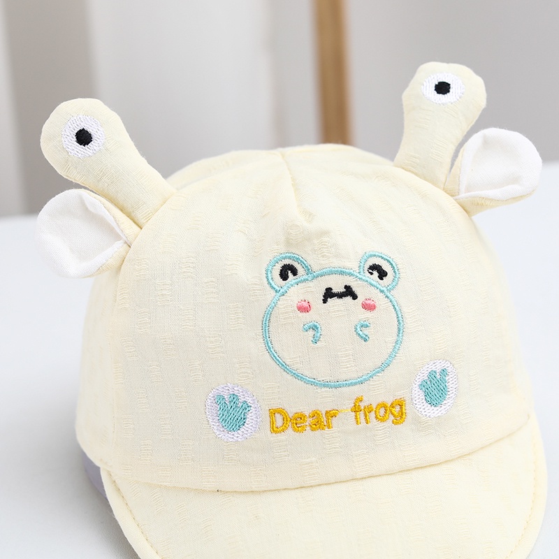 Topi Newborn Import Baseball Anak Frog and Luck