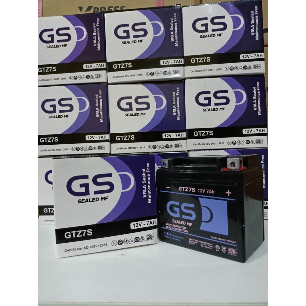AKI MOTOR KERING YTZ7S 7 AMPERE MOTOR SATRIA FU MERK GS AKI MOTOR VARIO 150 AKI MOTOR VARIO 125 AKI 