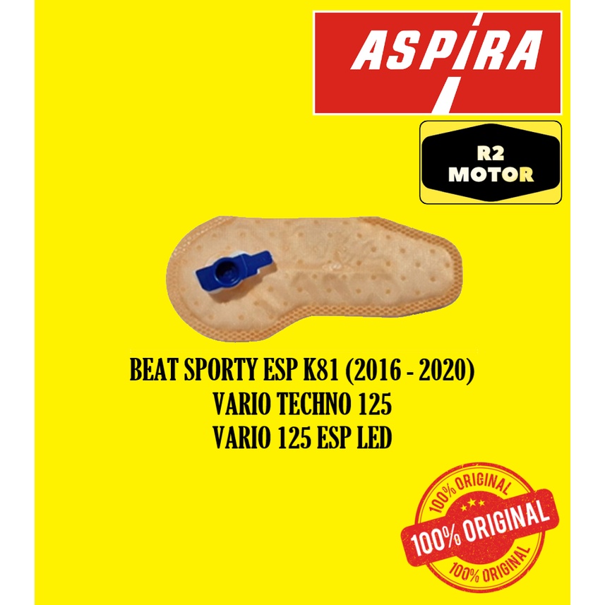 POPOK PAMPERS PEMPES FILTER SET SARINGAN BENSIN FUEL PUMP K81 ASPIRA BEAT SCOOPY SPORTY ESP VARIO TE