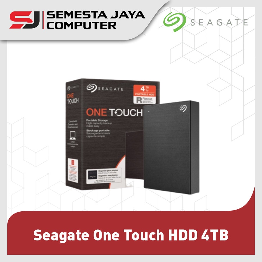 Seagate One Touch HDD 4TB / Hard Disk External 2.5&quot; USB 3.0